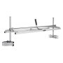 VEVOR chainsaw mill with adjustable guide bar, handle, and sturdy metal frame for precise lumber cutting.