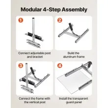 VEVOR Portable Chainsaw Mill Fit 16-20 in Guide Bar Chain Saw Mill Cross Cutting
