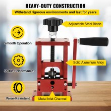 VEVOR 1.5-20mm Copper Wire Stripping Machine 1 blade Cable Stripper Scrap Metal Recycle Wire Stripping Tool Manual & Semi-automatic Red