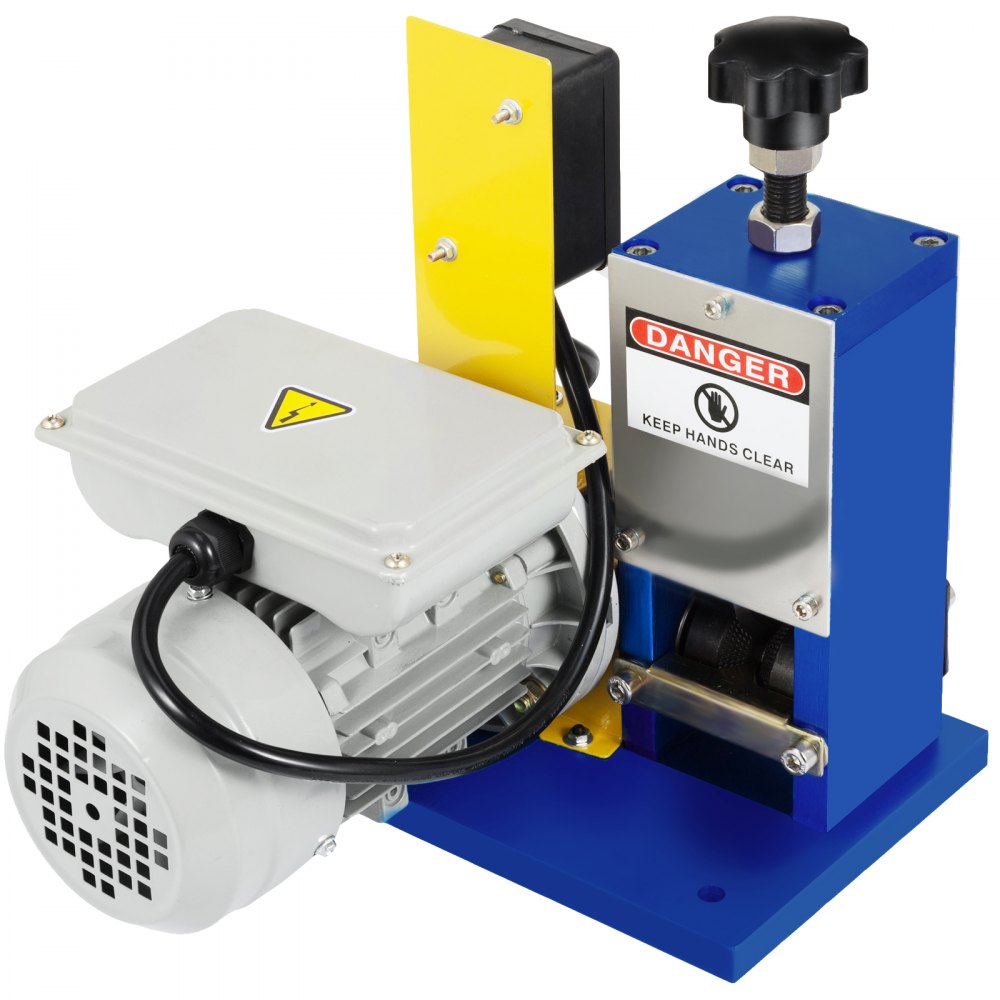 VEVOR Automatic Electric Wire Stripping Machine 0.05\"-0.98\",Portable Dark Blue Wire Stripper, Wire Stripping Machine Tool for Scrap Copper Recycling (Dark Blue)