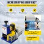 VEVOR Mașină de dezinfectat cabluri 1,5-25 mm Mașină electrică automată de dezis cabluri de dezimbrare portabilă pentru dezis cabluri Mașină unealtă pentru reciclarea deșeurilor de cupru cu o singură lamă