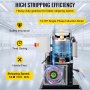 VEVOR 1.5-38MM Mașină automată de dezis sârmă 370W Tipuri de dezinfectare a cablurilor metalice cu 10 lame Dispozitiv de dezis sârmă electric 15 M/min