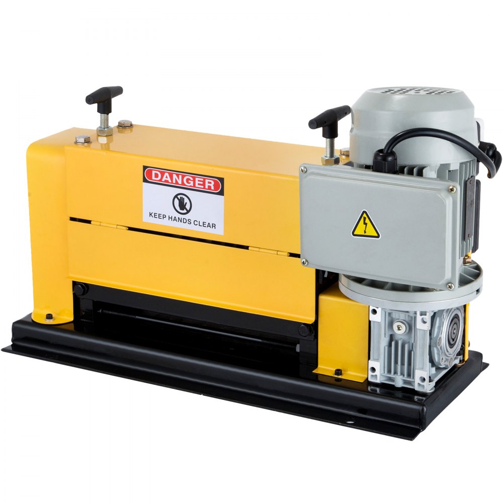 VEVOR Electric Wire Stripping Machine Wire Range 1MM-38MM, Wire Peeling Cutting Machine 220V, Automatic Wire Stripping Machine 11 Channels, Electric Copper Wire Cable Stripper with 10 Blades