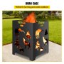 Vevor Burn Barrel Burn Drum Incinerator Barrel 22x22x30.3 Inch For Yard Waste