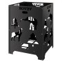 VEVOR Burn Barrel, 21x21x27 inch Burn Cage, Carbon Steel Cage Incinerator, Incinerator Barrel with Lid and Handle for Outdoors