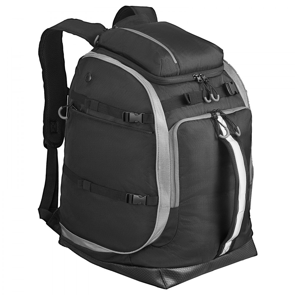 VEVOR Ski Boot Bag Snowboard Boots Travel Backpack 55L Waterproof Oxford Black