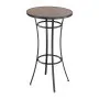 VEVOR Outdoor Round Bar Table, 60 cm Counter Bar Height Bistro Table, Patio Dining Tables with Easy-to-Clean Top & Sturdy Metal Frame, Indoor High Top Pub Tables for Small Places, Kitchen