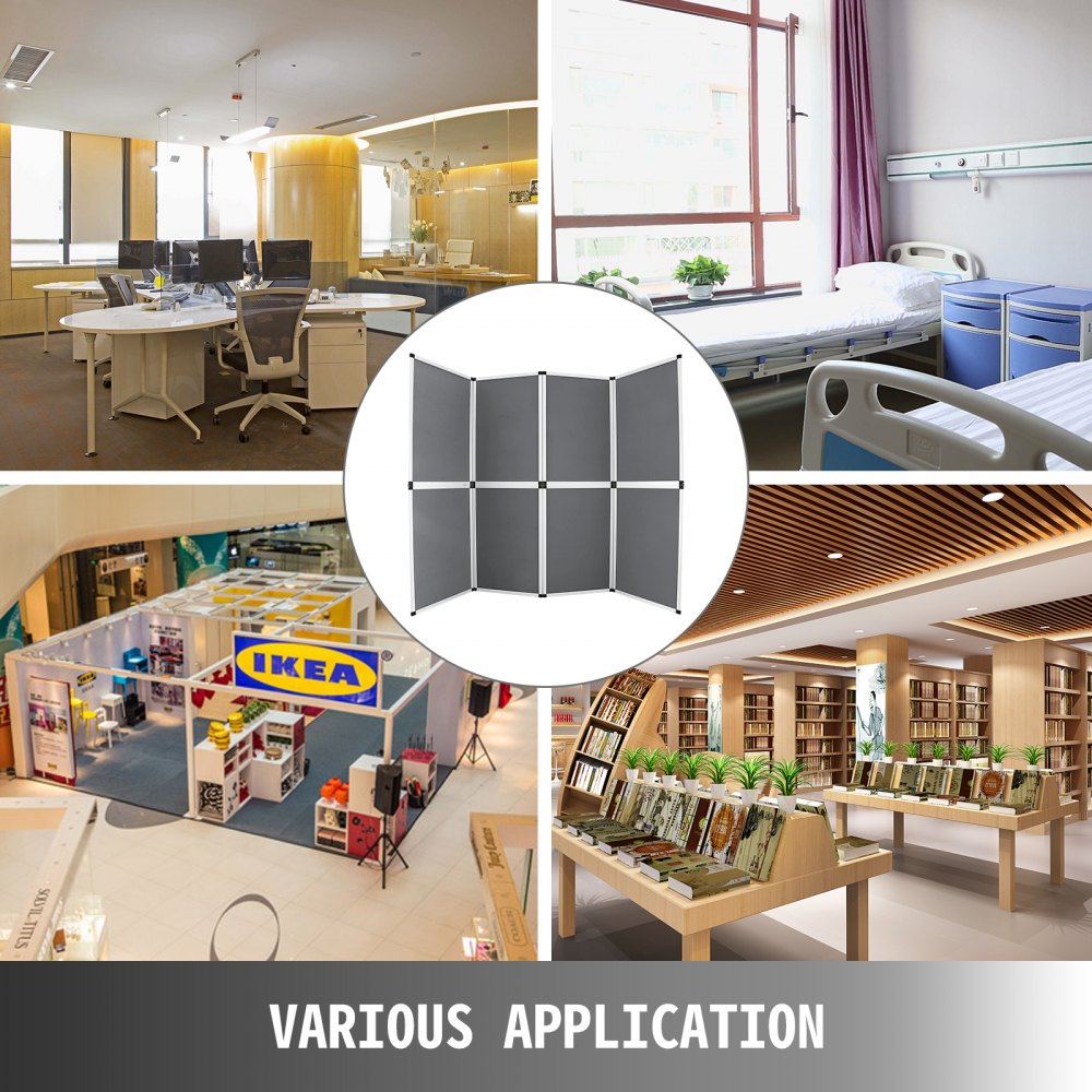 Room Divider Office Partition Wall Folding Separator Exhibit DJ Event Facade