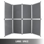 Folding Display Board 8 Panels Trade Show Conferences Banner Stand Aluminum