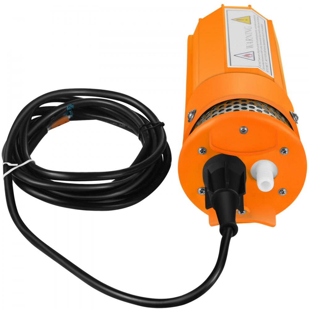 VEVOR Solar Powered Submersible Pump 24V DC Deep Water Well Pump Submersible Water Pump with 3 m 10 ft Cable for Farm Ranch Household