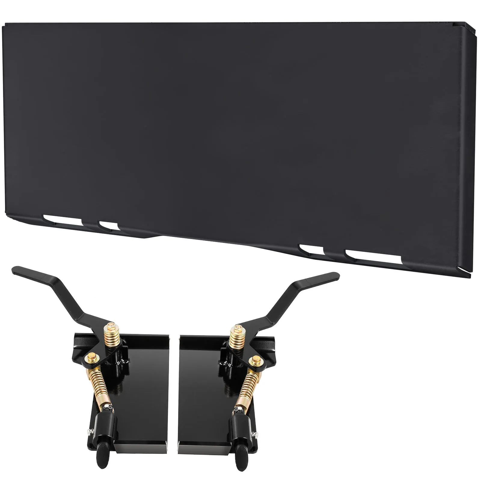 VEVOR Skid Steer Attachment, 1/4" Skid Steer Quick Attach Plate Inside Width 45", Skidsteer Attachment 18.5" Height, Quick Attach Skid Steer Attachments for Buckets, Plows, Forks
