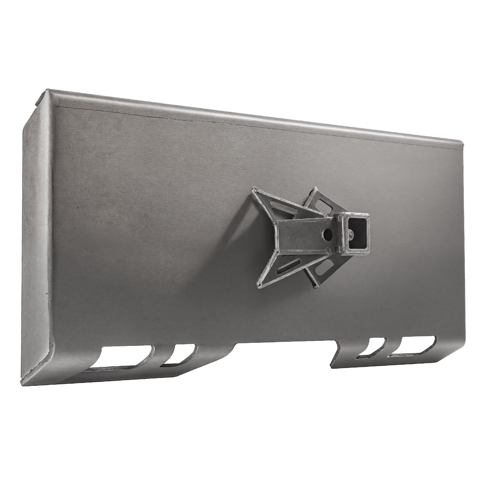 VEVOR 5/16" Skid Steer Attachment Plate, Skid Steer Mount Plate, Quick Attachment Loader Plate, with 2.28" Hitch Receiver, Compatible with Deere, Kubota, Bobcat, Mahindra Skid Steers and Tractors