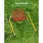 Horse Manure Fork Garden Tool 18 Angled Tine Plastic Pitchfork Muck Rake for Hay