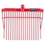 VEVOR 6PCS Manure Fork Replacement Head, 18 Angled Tines Horse Manure Fork Head, Durable Plastic Pitchfork Heads, Horse Mulch Rake for Picking up Stable Stall Muck Grass Hay Cleaning Farm Work