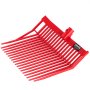 VEVOR 6PCS Manure Fork Replacement Head, 18 Angled Tines Horse Manure Fork Head, Durable Plastic Pitchfork Heads, Horse Mulch Rake for Picking up Stable Stall Muck Grass Hay Cleaning Farm Work