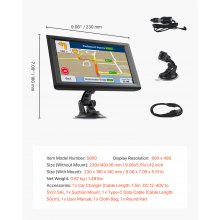 GPS Navigator for Car 9 inch Touch Screen 16GB GPS Navigation System Dash Cam