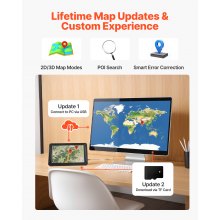 GPS Navigator for Car 7 inch Touch Screen 16GB GPS Navigation System with Map
