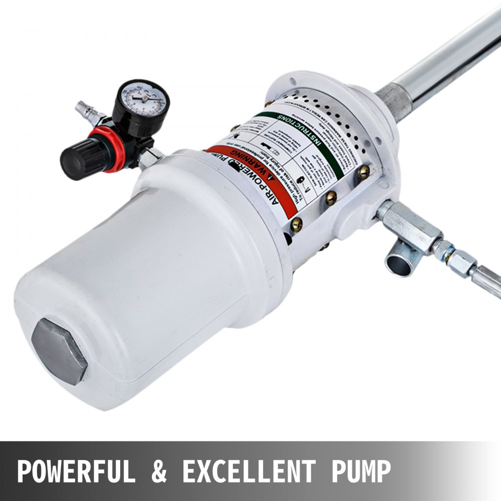 Vevor 50 Gallon Grease Pump Lubricator 30-50 Mpa Pneumatic Dynamic Machine