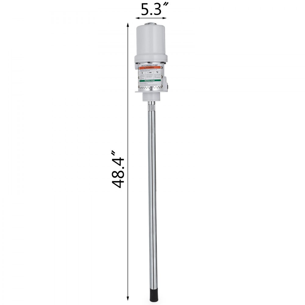 Vevor 50 Gallon Grease Pump Lubricator 30-50 Mpa Pneumatic Dynamic Machine