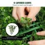 VEVOR Artificial Topiaries Boxwood Trees, 48 inch Tall (2 Pieces), 3 Ball-Shape Faux Topiaries Plant with Planters, Green Feaux Plant w/ Replaceable Leaves & Port for Decorative Indoor/Outdoor/Garden