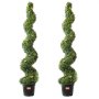 VEVOR 2 Pack 5' Umělý buxus Topiary Strom Umělá rostlina UV Dekor vnitřní/venkovní