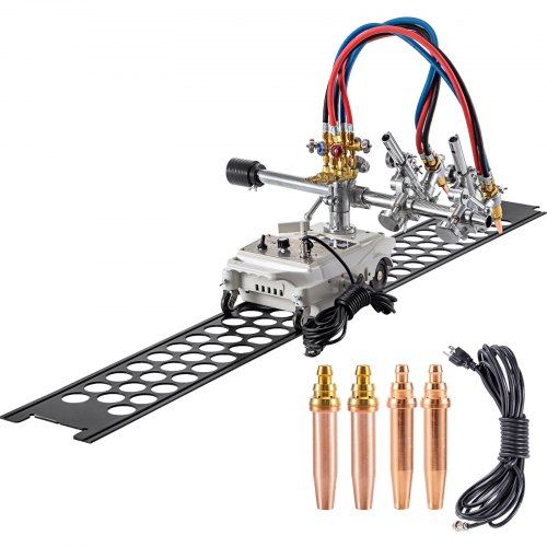 Cg1-100 Gas Cutting Machine With Rail Track For Cutting Metal Pipe Torch Track