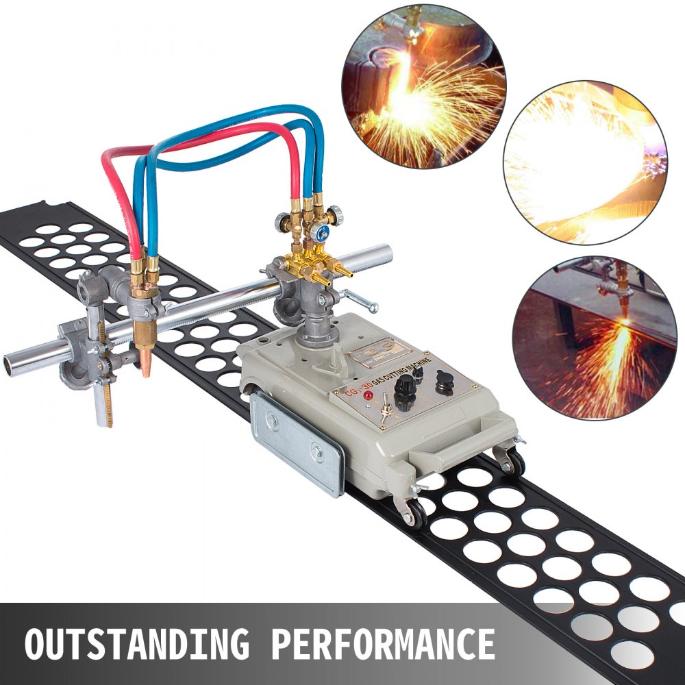 Portable CG1-30 Track Torch Oxy Acetylene Gas Cutting Beveling with 180cm Track