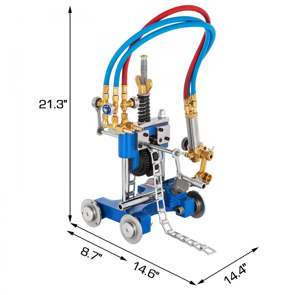 Manual Pipe Gas Cutting Beveling Machine Torch Track Chain Cutter Beveler