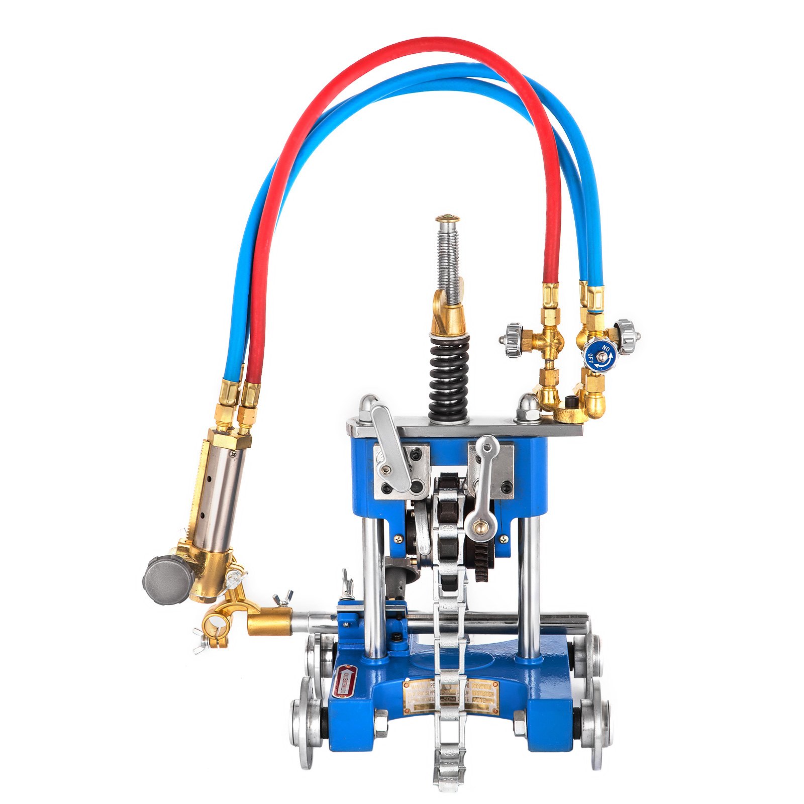 Manual Pipe Gas Cutting Beveling Machine Torch Track Chain Cutter Beveler