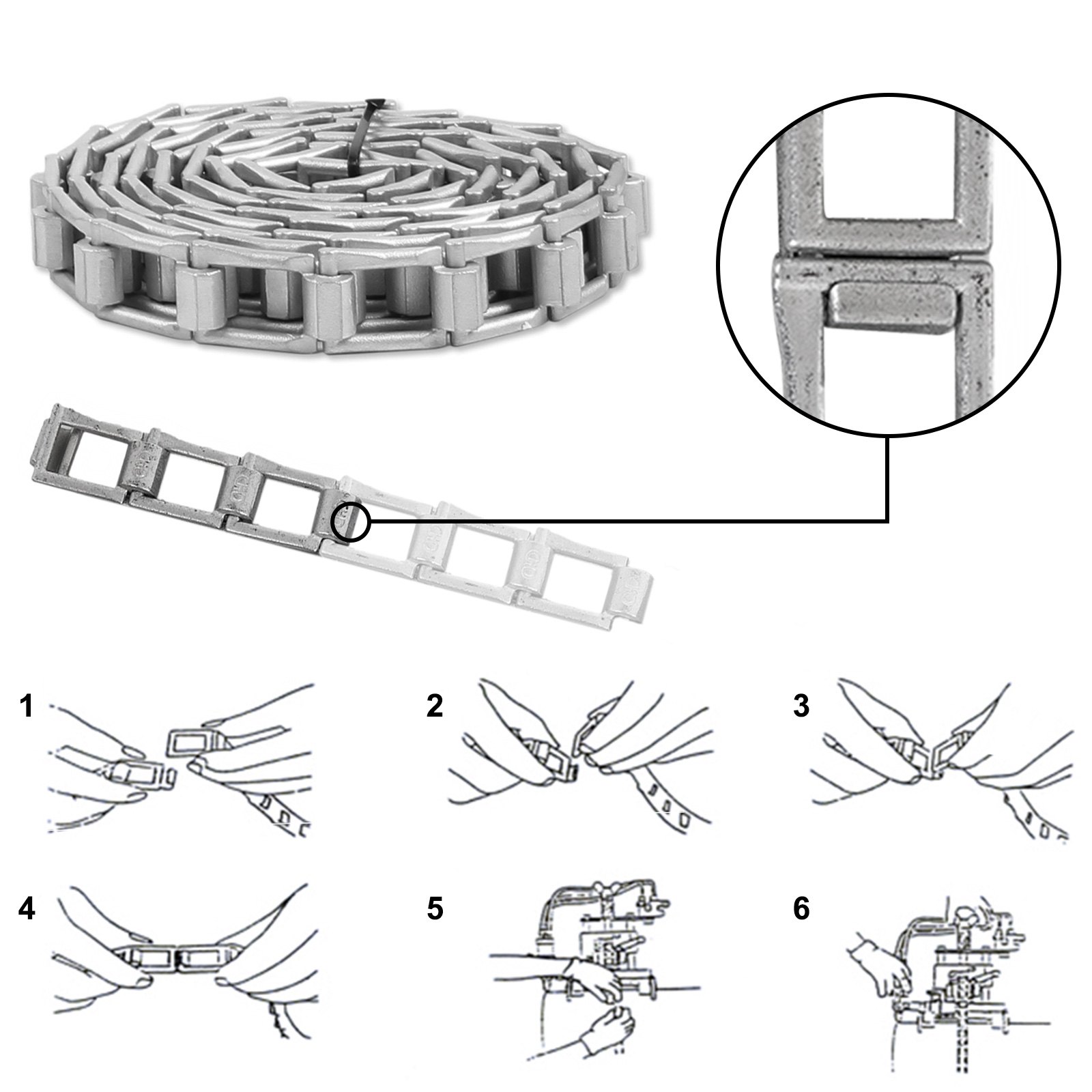 Manual Pipe Gas Cutting Beveling Machine Torch Track Chain Cutter Beveler