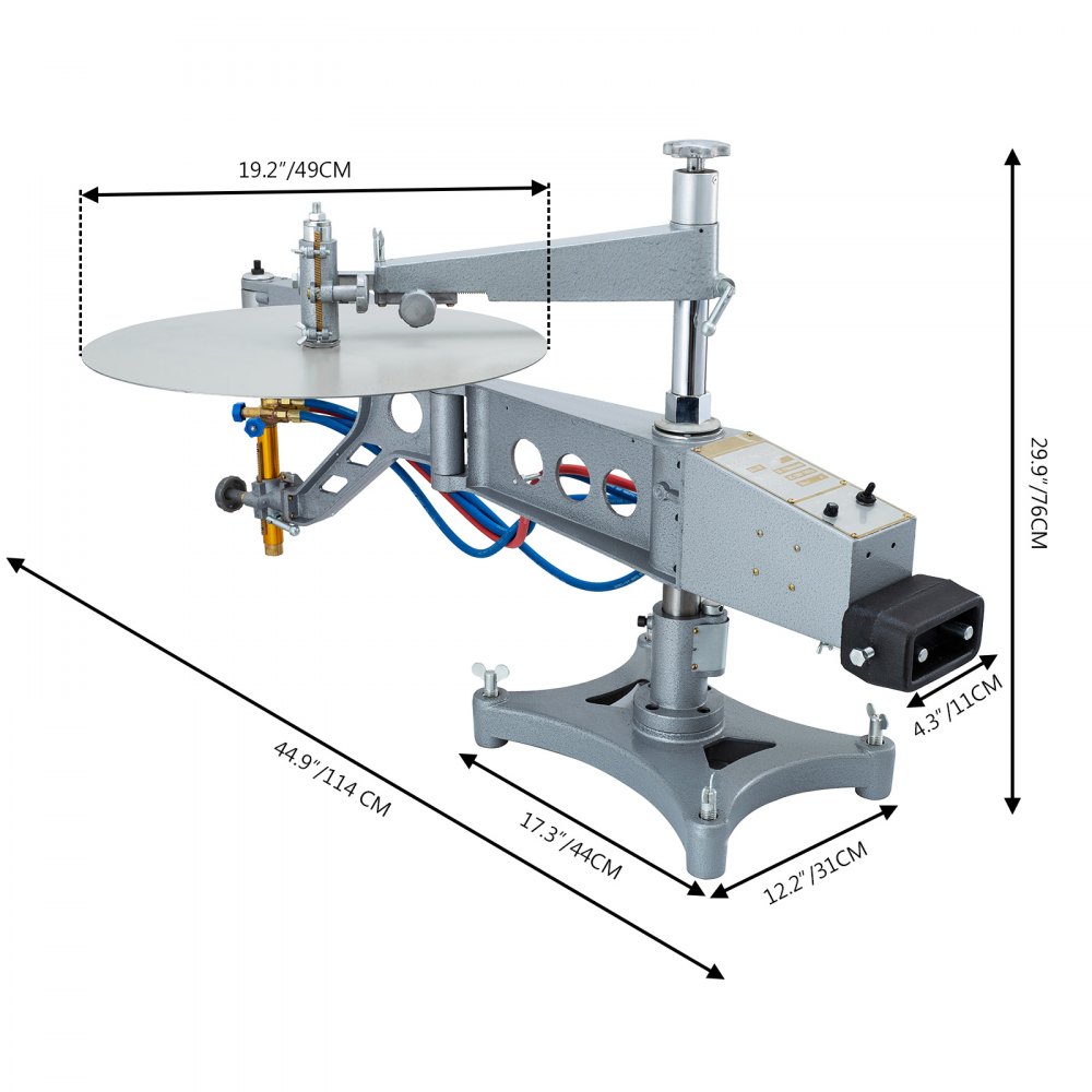 Cg2-150b Profiling Gas Cutting Machine Cutter With Wheels Adjustable Speed &base