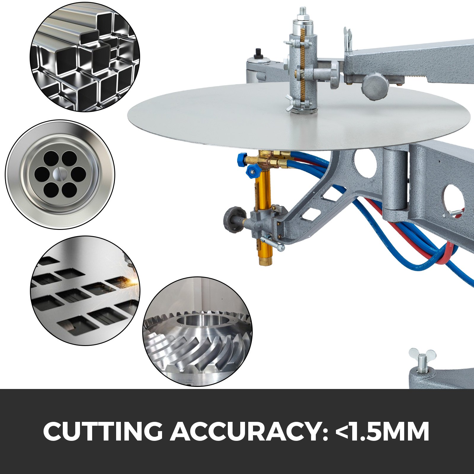 Cg2-150b Profiling Gas Cutting Machine Cutter With Wheels Adjustable Speed &base