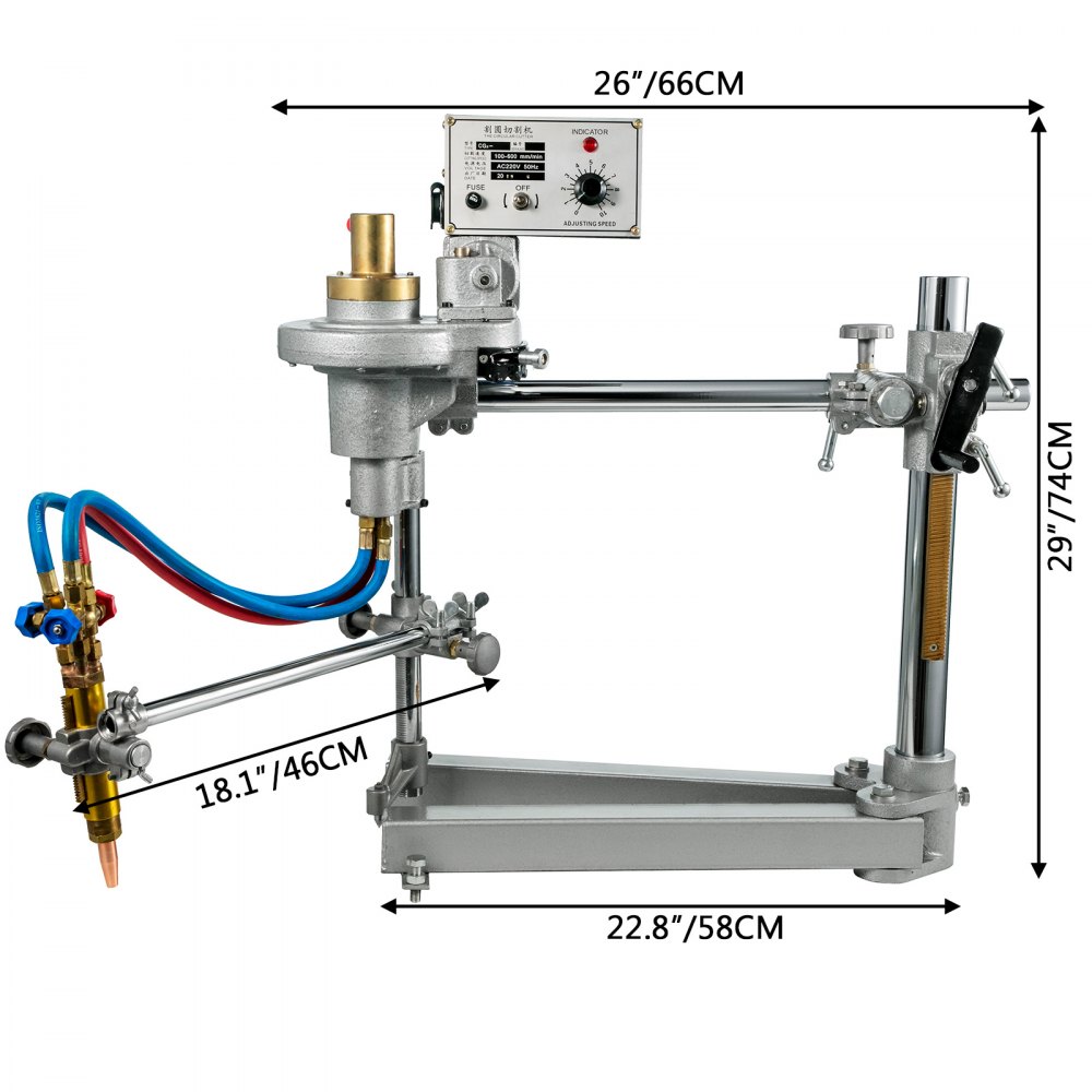 Gas Cutting Machine Circle Cutting Machinecg2-600 For Circular Partsand Flange