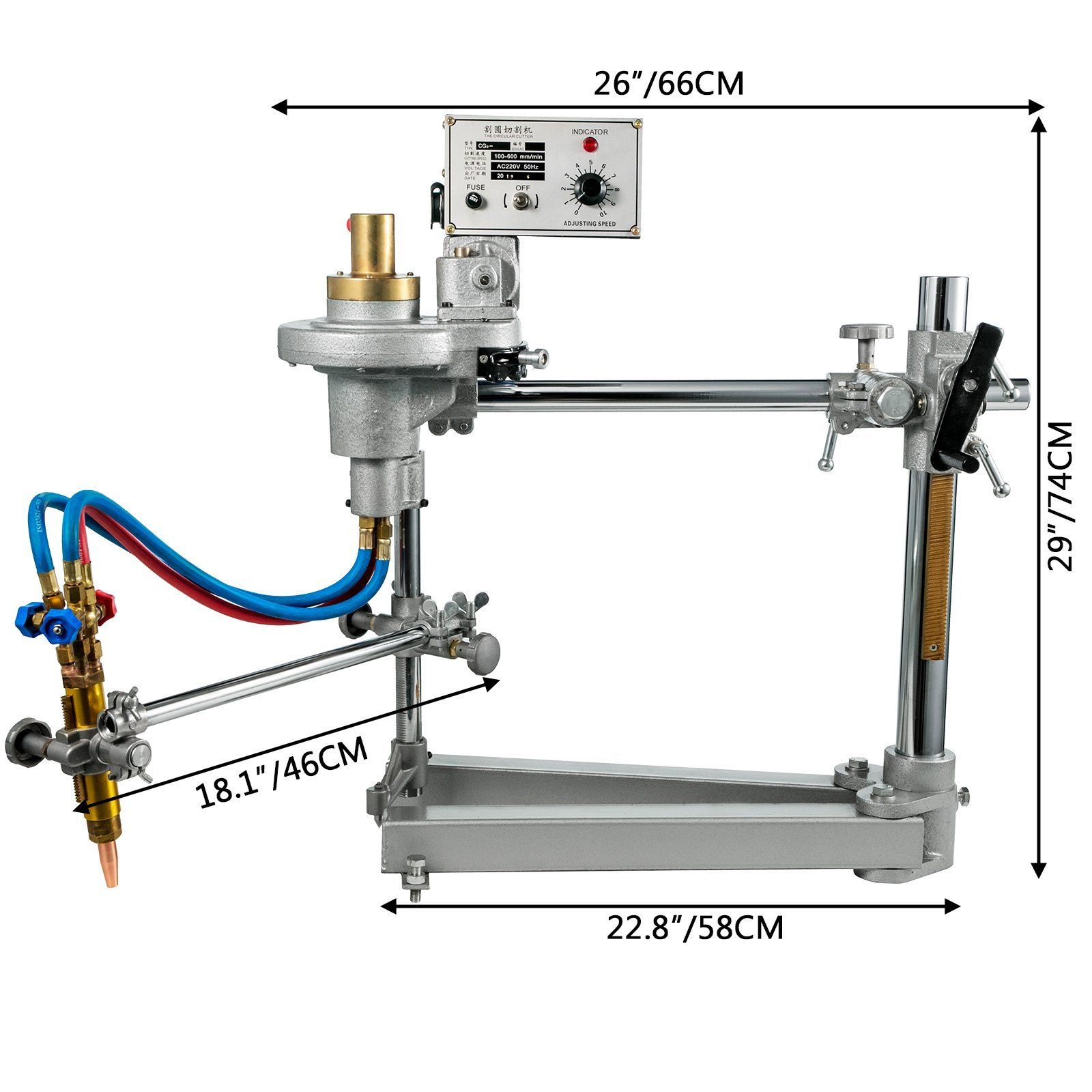 Gas Cutting Machine Circle Cutting Machine CG2-600 for Circular Partsand Flange