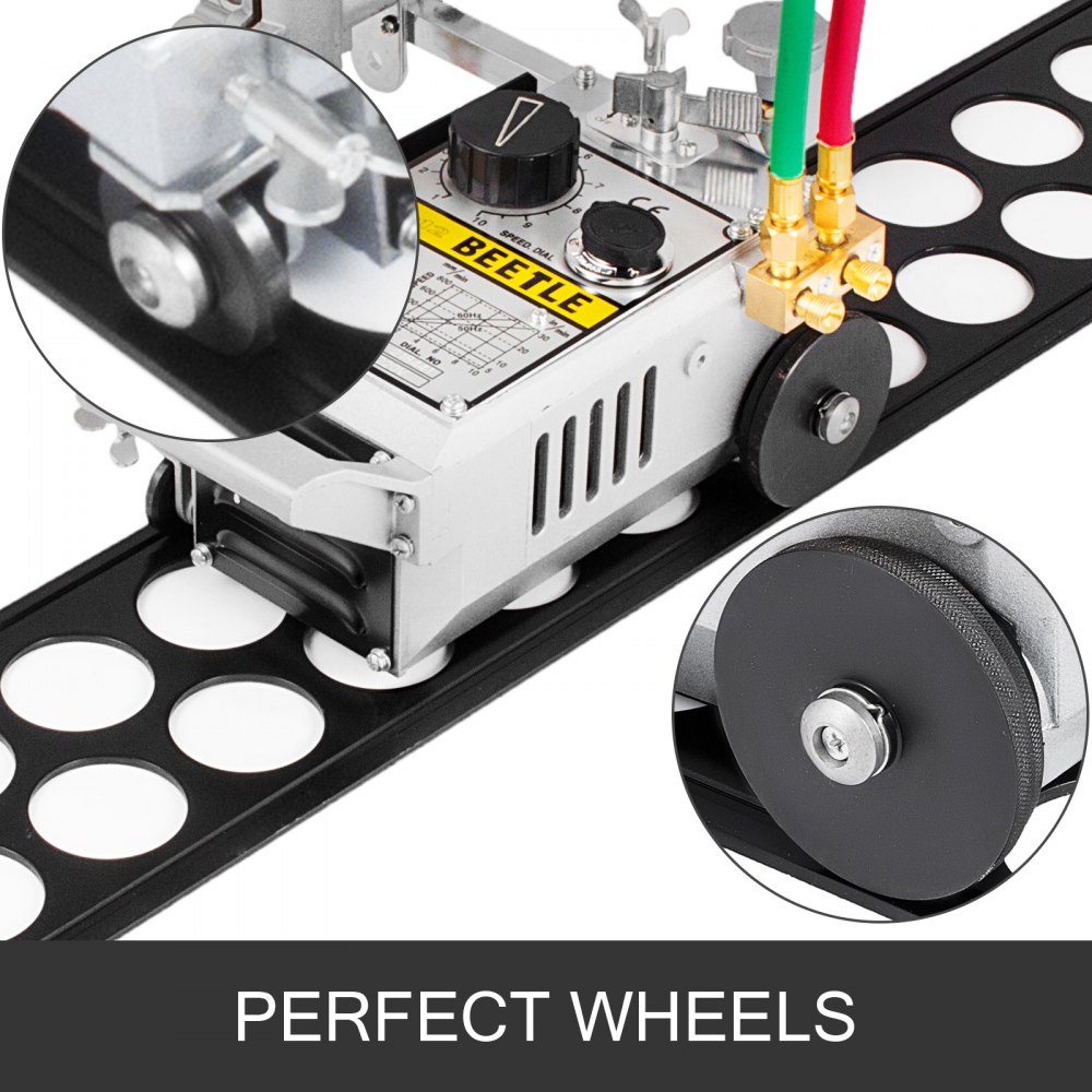 Portable HK-12 Track Torch Oxy Acetylene Gas Cutting Beveling with 2x1.8m Track