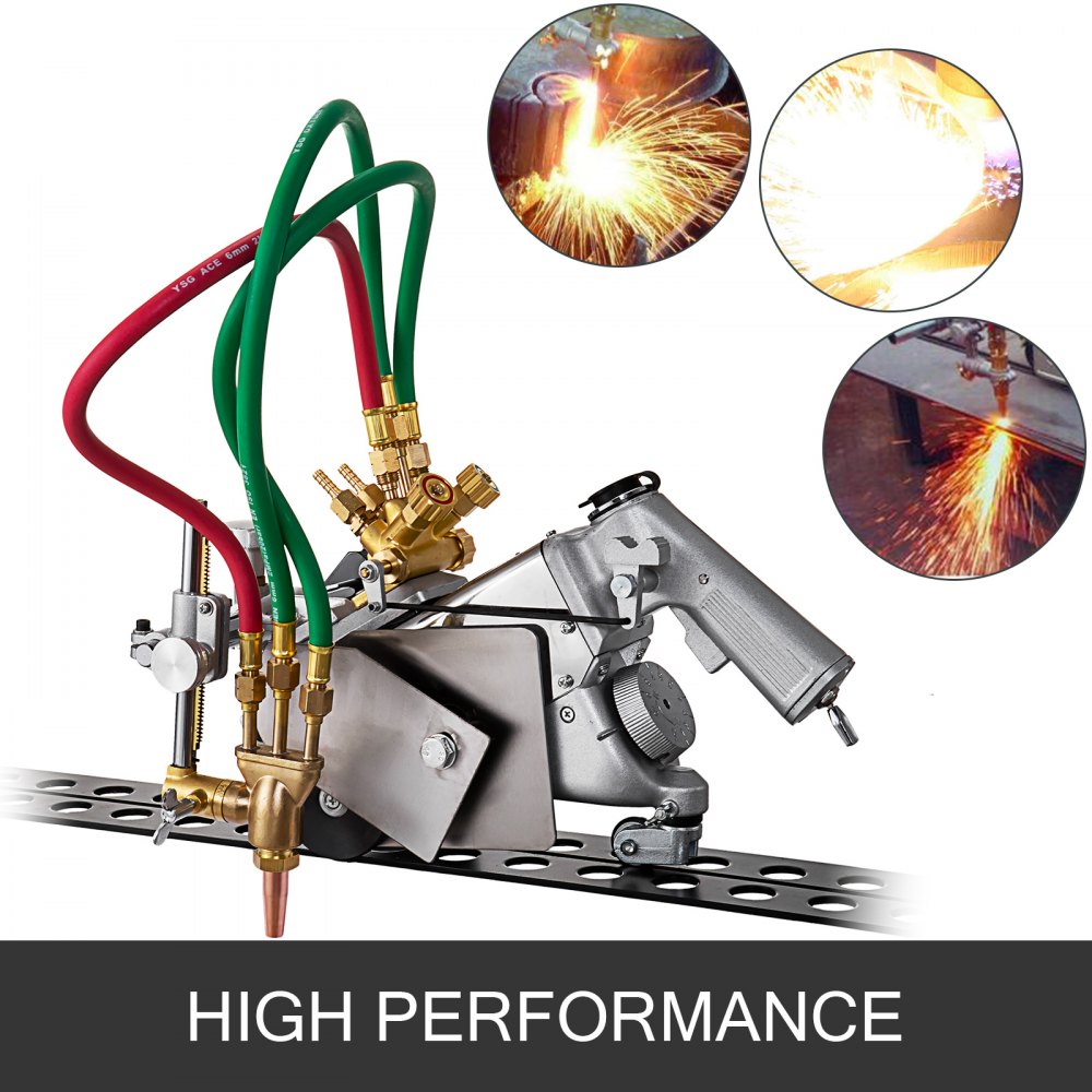 Track Torch Burner Cutter 5-100 mm 220V Portable Flame Cutting Machine 50-550 mm