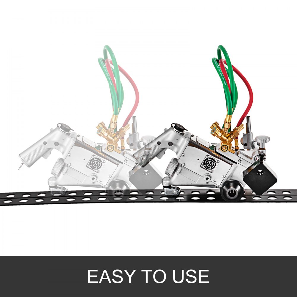 Track Torch Burner Cutter 5-100 mm 220V Portable Flame Cutting Machine 50-550 mm