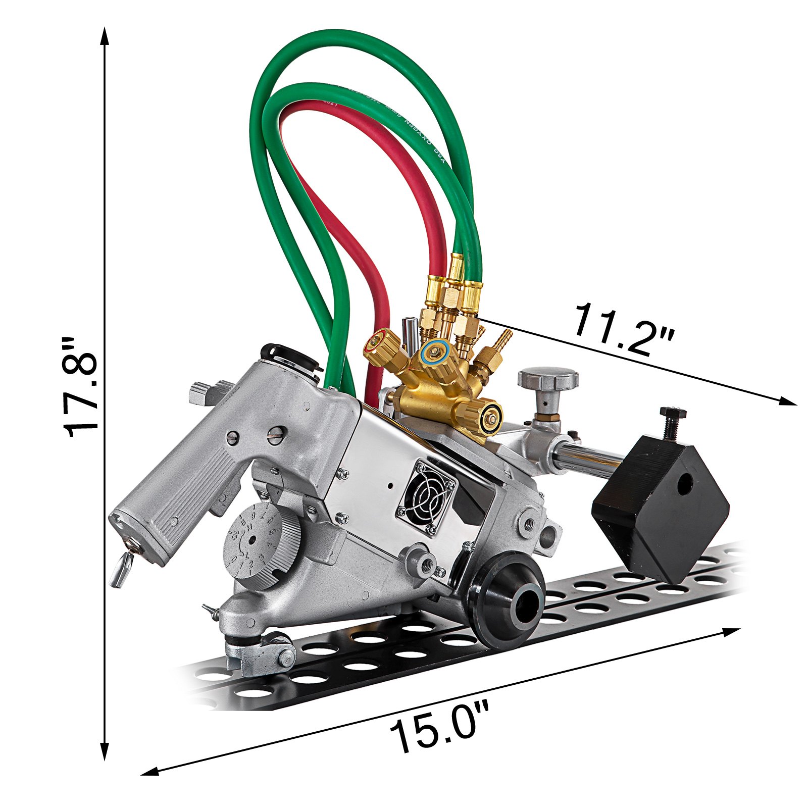 Track Torch Burner Cutter 5-100 mm 220V Portable Flame Cutting Machine 50-550 mm