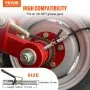 VEVOR Grease Gun Coupler 2 PCS, 10000 PSI High Pressure, 6-Jaw Locking, Quick Release Grease Gun Tip with Hose/Zerk Fittings Cleaner, Compatible with All Grease Guns 1/8" NPT Fittings for Automobiles
