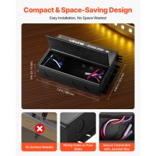 96W 24V Dimmable LED Driver AC to DC Power Supply Transformer Constant Voltage