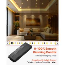 288W 24V Dimmable LED Driver AC to DC Power Supply Transformer Constant Voltage