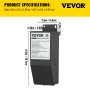 VEVOR Dimmable LED Driver, 12V 60W Magnetic Power Supply, 120V AC - 12V DC LED Transformer,Low Voltage Power Supply for LED Strip Lights,Compatible with MLV, ELV, CL Dimmers,ETL Listed