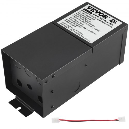 VEVOR Dimmable LED Driver Magnetic Lighting Transformer 200W 24V 8.3A ETL Listed