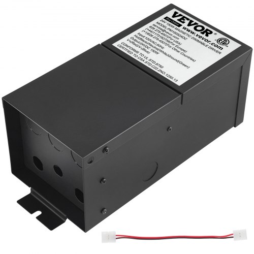VEVOR Dimmable LED Driver, 24V 150W Magnetic Power Supply, 120V AC - 24V DC LED Transformer,Low Voltage Power Supply for LED Strip Lights,Compatible with MLV, ELV, CL Dimmers,ETL Listed