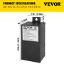 VEVOR Dimmable LED Driver, 12V 150W Magnetic Power Supply, 120V AC - 12V DC LED Transformer,Low Voltage Power Supply for LED Strip Lights,Compatible with MLV, ELV, CL Dimmers,ETL Listed