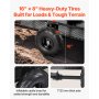 VEVOR Dump Trailer 1600 lbs 22 Cu. Ft Tow Behind Steel Garden Yard Trailer Cart
