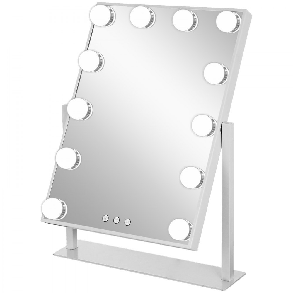 Beautify Hollywood Mirror For Makeup - 12 Led Bulb – Table Top/vanity/bathroom
