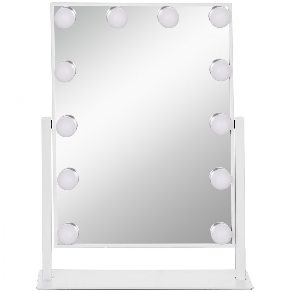 Beautify Hollywood Mirror For Makeup - 12 Led Bulb – Table Top/vanity/bathroom