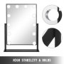 Lighted Vanity Mirror Hollywood Makeup Mirror With Dimmer For Dressing
