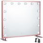 Luxury Hollywood Makeup Mirror Lighted Vanity Mirror Beauty Smart Touch Tabletop